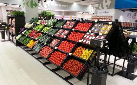 Фреш  зони и бутикови зеленчукови стелажи Ес Джи Груп ЕООД Оборудване за търговски обекти и складове
